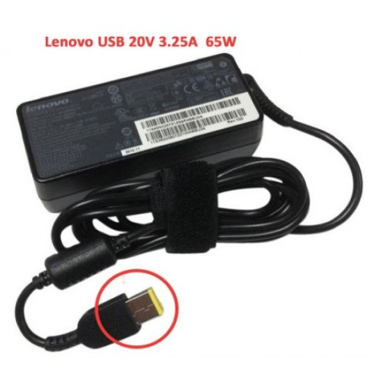 Laptop Charger Adapter For Lenovo Laptops 65W
