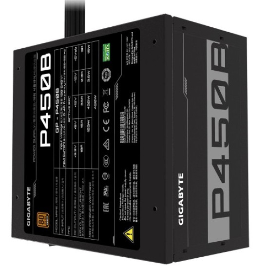 Gigabyte P450B 450W 80 Plus Bronze Certified power supply 