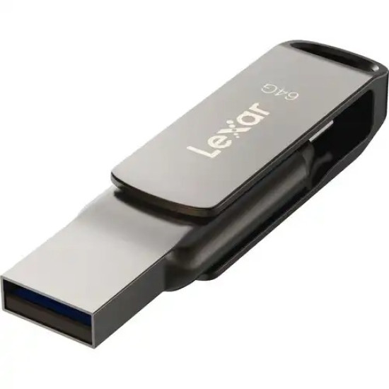Lexar D400 Dual-Drive 64 GB – USB 3.1 & Type‑C Flash Stick