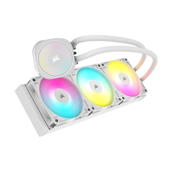 Corsair NAUTILUS 360 RS ARGB 360mm Liquid CPU Cooler White