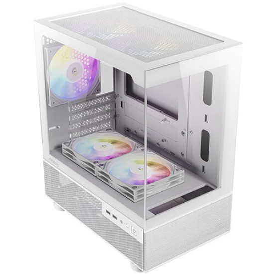 Antec CX200M RGB ELITE White Mini-Tower Gaming Case