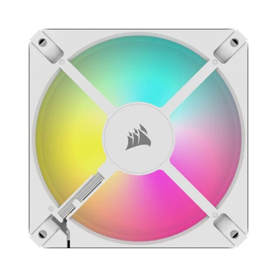 Corsair iCUE AR120 Digital RGB 120 mm PWM Case Fan – White Edition