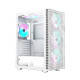 Montech X3 White Mesh RGB Gaming Case - High Airflow with Tempered Glass