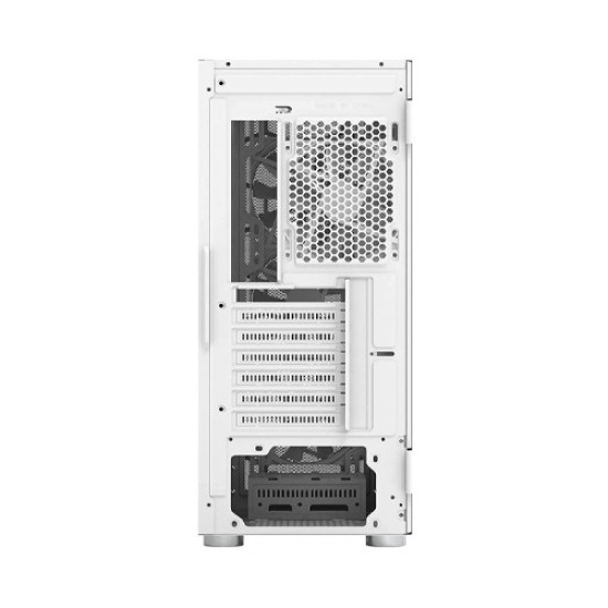 Montech X3 White Mesh RGB Gaming Case - High Airflow with Tempered Glass