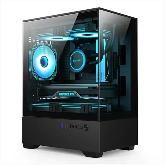 Golden Field T01 Black M-ATX Gaming Casing