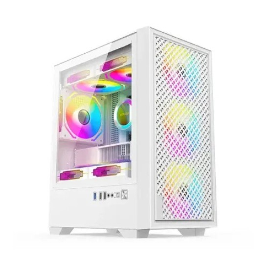 Golden Field V01 Mini-Tower Gaming Casing White(mmc)
