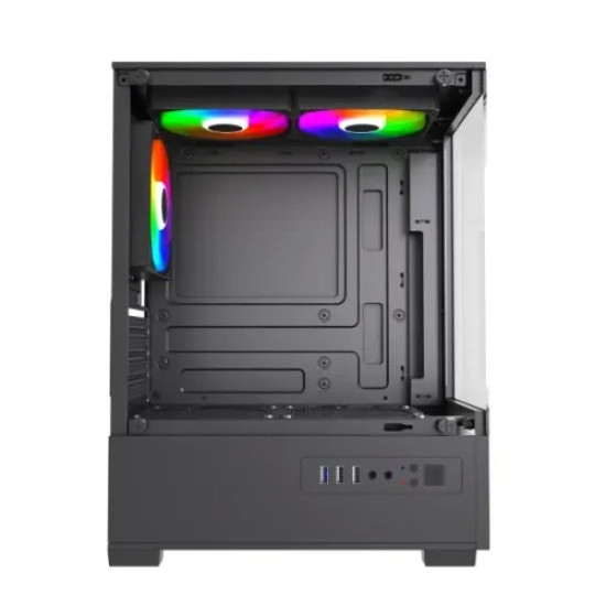 MaxGreen 190-1 Three-Side Tempered Glass Mid-Tower ATX Gaming Casing