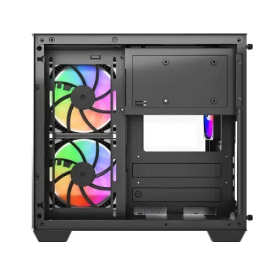 MaxGreen S275-22 Mid-Tower M-ATX Gaming Casing with 3x ARGB Fans