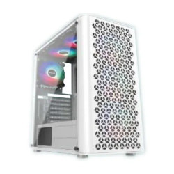 PC Power Pro Box V6 WH With Power Supply MATX Desktop Case(mmc)