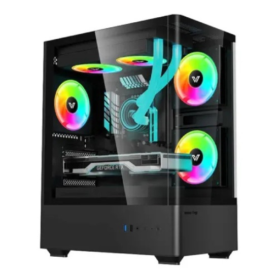 Value-Top NUBIA 20F5 Mini Tower Micro-ATX Gaming Casing
