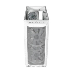 Cooler Master HAF 500 Mid Tower RGB Gaming Case White