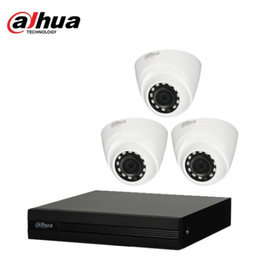 Dahua 3-Pack CCTV Camera Package