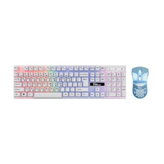 PC Power PGC801BG13 RGB Wired Gaming Keyboard & Mouse Combo with Bangla Layout