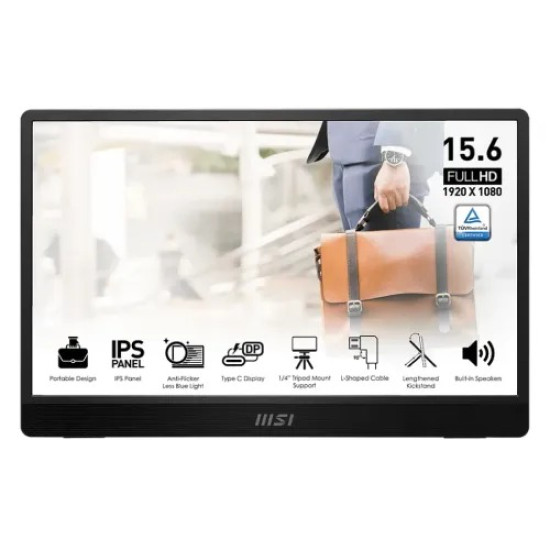 MSI PRO MP161 E2 – 15.6" IPS FHD Portable Monitor