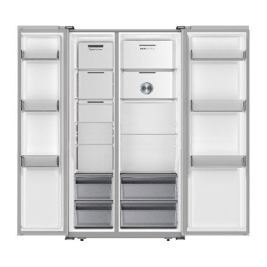 Hisense RS3G558NAB/BD3 580L Side by Side Refrigerator – Premium Black 