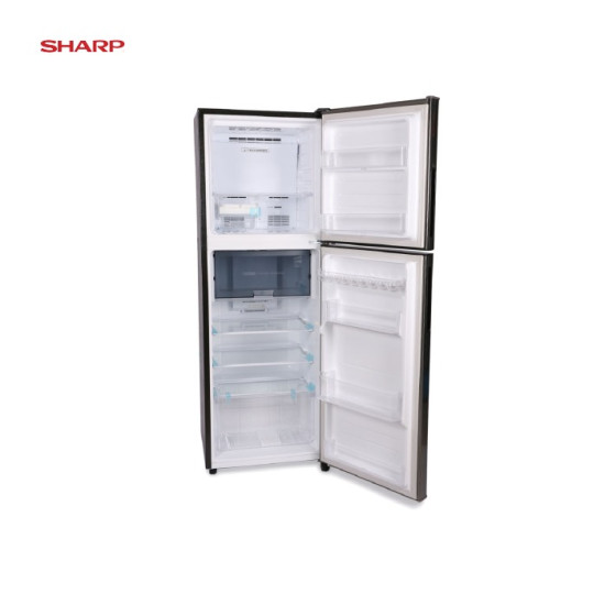 Sharp SJ-EX285E-SL Refrigerator – Inverter, 241 Liter (10 CFT), Silver Color 