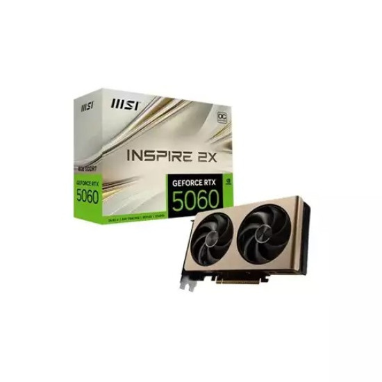 MSI GeForce RTX 5060 8G VENTUS 2X OC WHITE 8GB GDDR7 Graphics Card