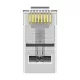 Vention IDDR0-10 Cat6 UTP RJ45 Transparent Connector