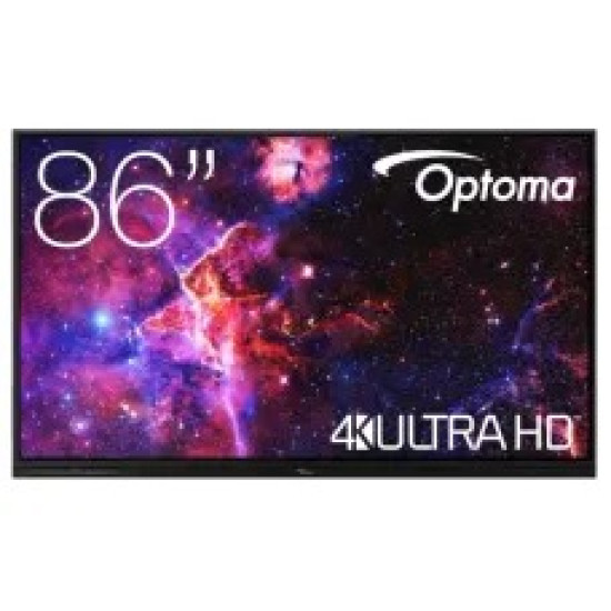 Optoma 5863RK – 86″ 4K UHD Premium Interactive Flat Panel Display with Android 13 & Multi‑Touch