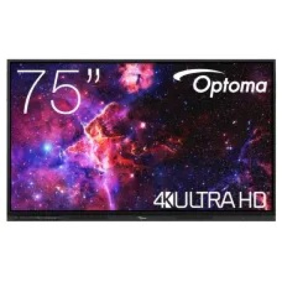 Optoma 5753RK 75" 4K UHD Premium Interactive Flat Panel Display