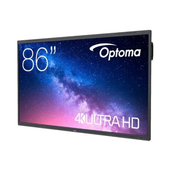 Optoma 5863RK – 86″ 4K UHD Premium Interactive Flat Panel Display with Android 13 & Multi‑Touch