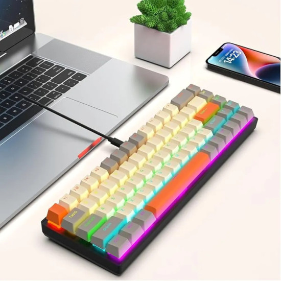 IMICE GK-690 Mechanical USB Keyboard – Durable, Backlit Mechanical Keyboard