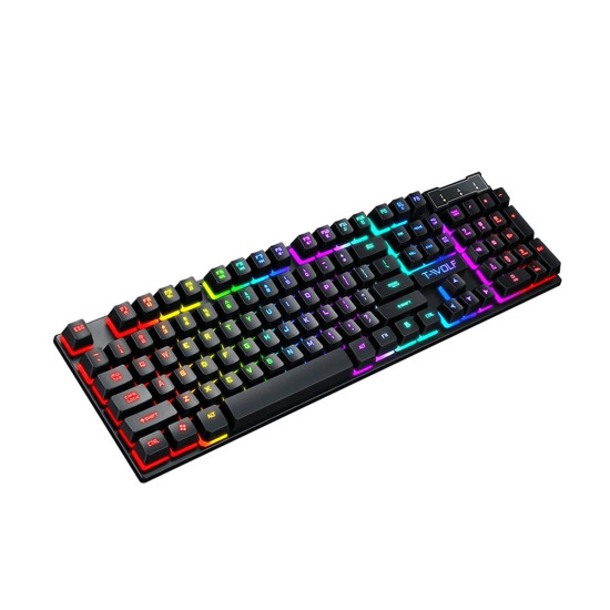 T-Wolf T20 Wired RGB Gaming Keyboard