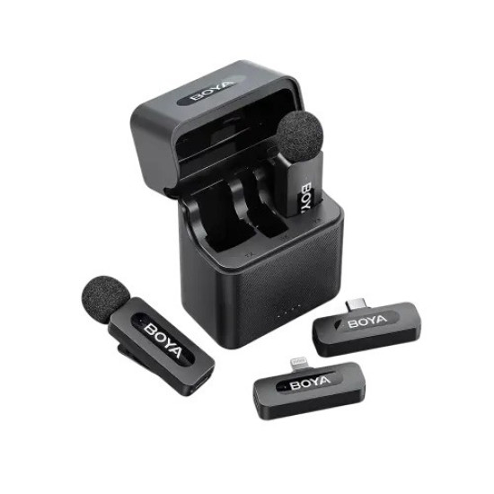 Boya BY-V3 Combo – 2.4GHz Dual Channel Wireless Microphone System