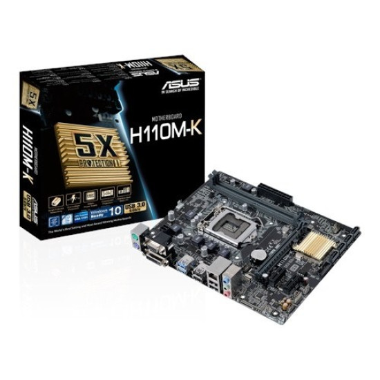 ASUS H110M-K Micro-ATX Motherboard