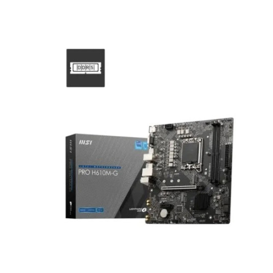 MSI PRO H610M-S DDR4 m-ATX Motherboard
