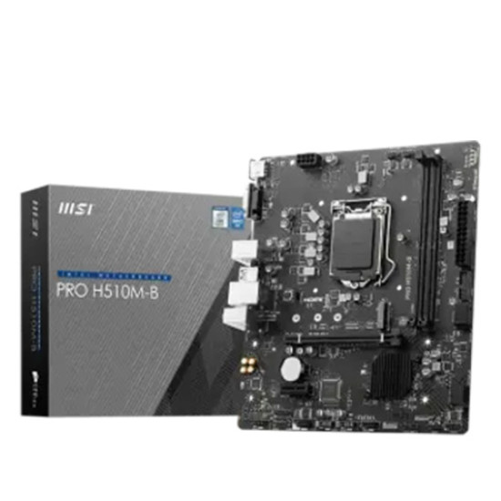 MSI PRO H510M-B Micro-ATX Board – 10th Gen Intel Compatible
