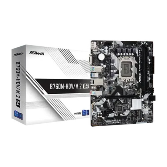 ASRock B760M Pro RS DDR5 High-Performance Micro-ATX Gaming Motherboard