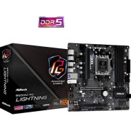 ASRock B650M PG Lightning AM5 Micro ATX Gaming Motherboard – PCIe 4.0, DDR5 Support, and 10Gb Ethernet