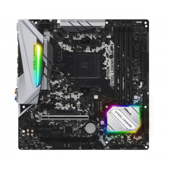 ASRock B450M Steel Legend AMD Micro-ATX Board