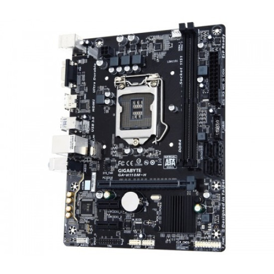 GIGABYTE H610M K Motherboard - DDR4 Support in Micro ATX for Intel