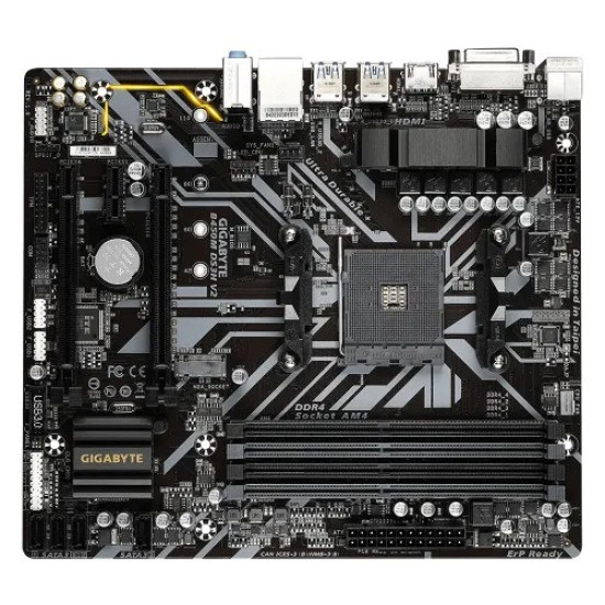 Gigabyte B450M DS3H V2 AMD AM4 Micro ATX Performance Motherboard