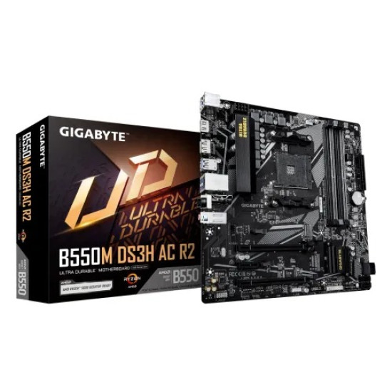 GIGABYTE B550M DS3H AC R2 mATX AMD Motherboard