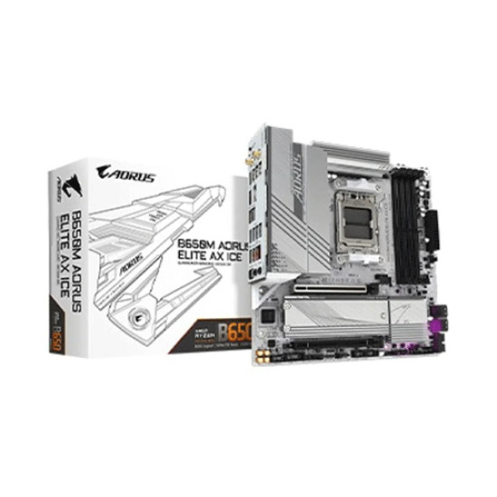 GIGABYTE B650 AORUS ELITE AX ICE DDR5 AM5 ATX Motherboard