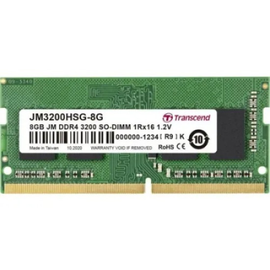 Transcend 8GB 3200MHz DDR4 SO-DIMM JetRAM Laptop RAM
