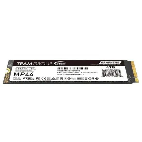 Team MP44 4TB M.2 PCIe Gen 4 Performance NVMe SSD