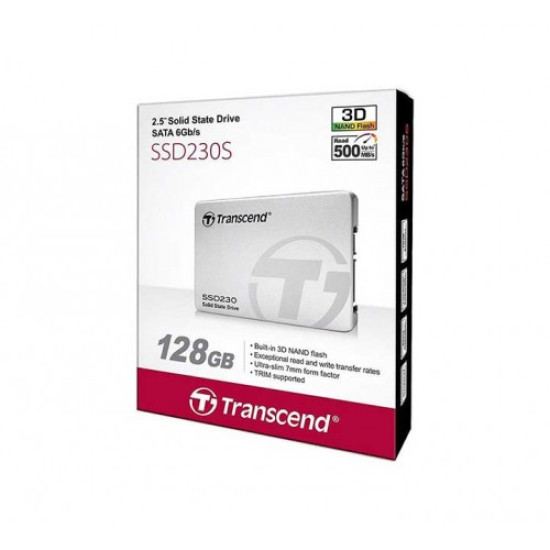 Transcend 230S 128GB 2.5" SATA III SSD - High-Speed Storage