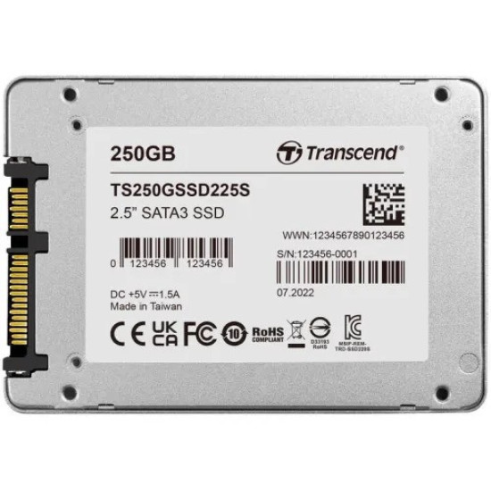 Transcend 225S 250GB SATA III 2.5-Inch Solid State Drive