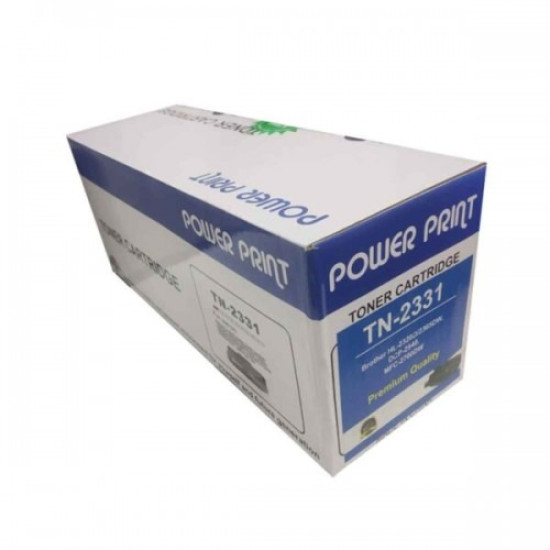 Power Print TN‑2331 – High-Yield Black Toner Cartridge