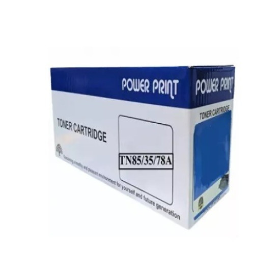 Power Print TN‑85A – Black Toner Cartridge for HP & Canon LaserJet Printers