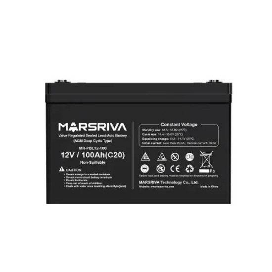 Marsriva MR-PBL12-150 | 12V 150Ah Sealed Lead-Acid UPS Battery