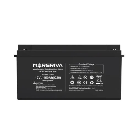 Marsriva MR-PBL12-200 | 12V 200Ah Sealed Lead-Acid UPS Battery