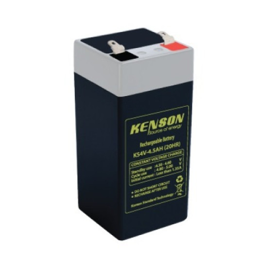 KENSON KS4 | 4V 4.5Ah Rechargeable Sealed Lead-Acid Battery