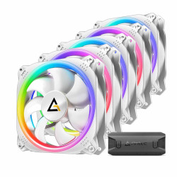 Antec Fusion 120 ARGB Case Fan White combo 5.1