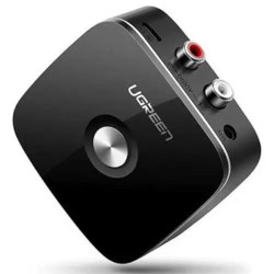 Ugreen CM123 Wireless Bluetooth Audio Receiver 5.0 with 3.5mm and 2RCA Adapter with SRRC