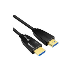 Dtech DT-HF-016 50M HDMI to HDMI Fiber Optic Cable – Black